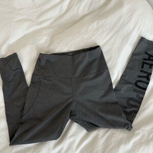 Aeropostal grey leggings with pockets